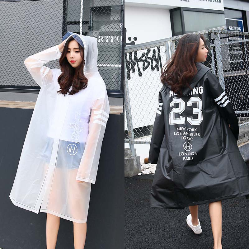 Raincoat Long Version Full Body Hiking Fashion Men And Women Electric Cars Bike Riding Bikes Rain Cape Children Adult Coats