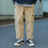 江南先生 Японские ретро осенние штаны, повседневные брюки