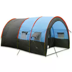 Tunnel tent oversized team outdoor tent multi-person 8 people rainstorm tent camping group camping tent
