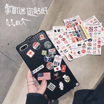 mini mini phone stickers cartoon tide card stickers personality screen stickers iPhone phone case DIY stickers