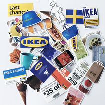 Japan-ROK livable wind decoration without glue-glossy glossy suitcase notebook computer helmet phone sticker waterproof