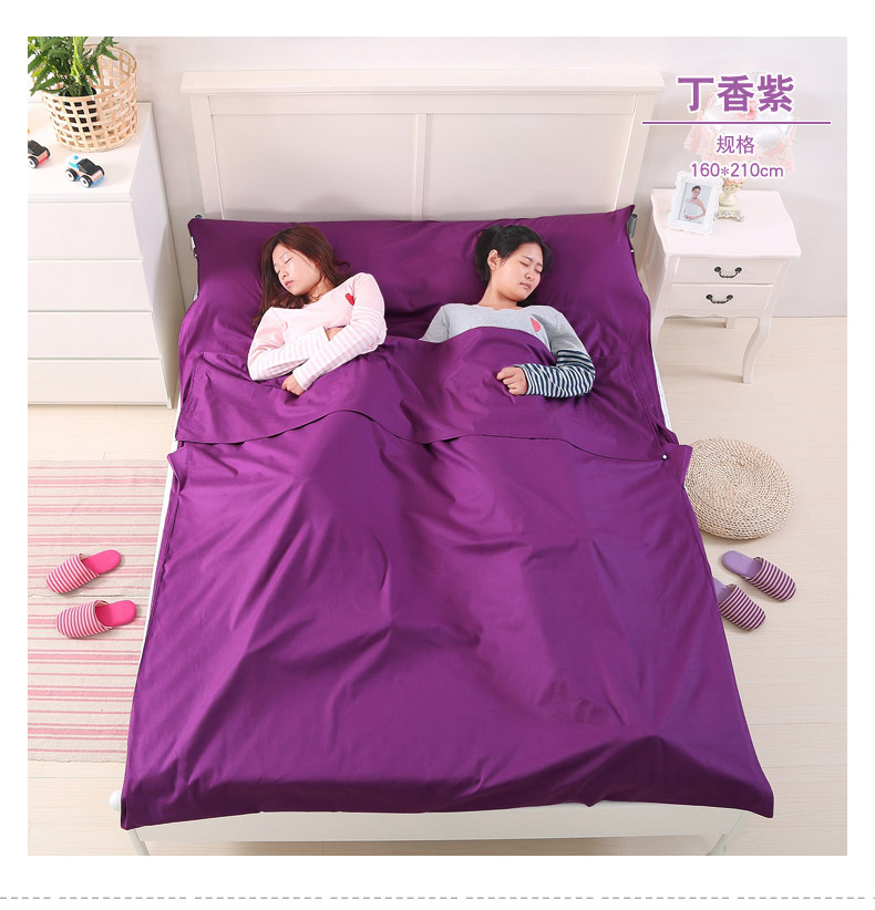 Khách sạn bẩn túi ngủ du lịch tấm du lịch khách sạn di động trong nhà chống bẩn quilt người lớn duy nhất sản phẩm ngoài trời