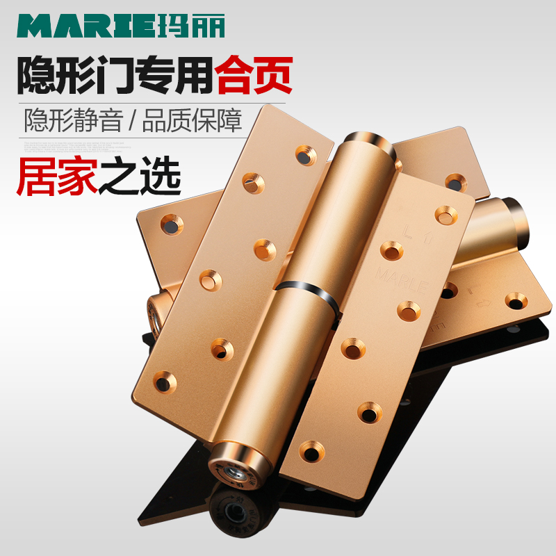 Mary background wall invisible door hinge hydraulic spring hinge dark door cushioning door closer automatic closing 1 piece