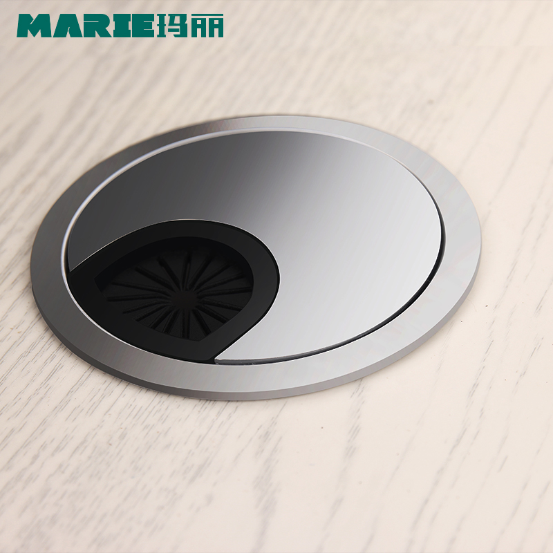 Mary Computer Desk Cable Hole Cover Board Desk Drilling Cover