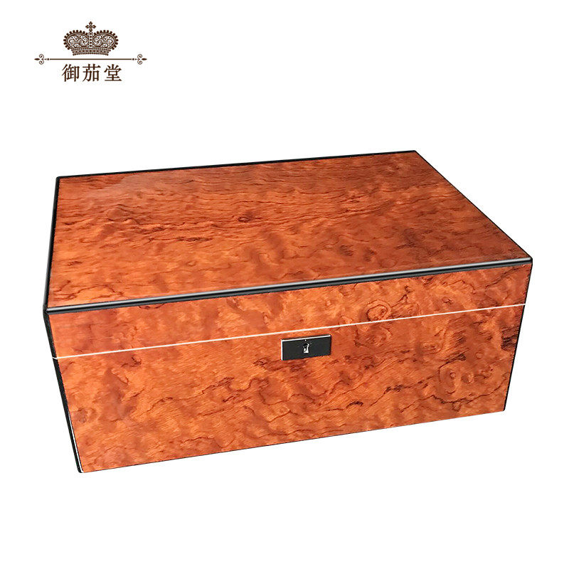 Cigar humidity box cedar wood solid wood cigar alcoholization large capacity cigar humidity box sealed cigar cabinet set