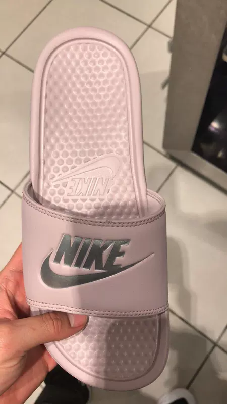 Dép Nike / Nike Sports Beach Nữ thần Màu hồng thanh lịch Bạc Hook Hook 343881-614 - Giày thể thao / sandles dép xăng đan