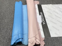 Italian DEVICONCIA two-color nappa plain sheepskin leather Genuine leather material about 0.9mm soft