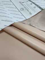 Italian Del Vacchio Nude Pink Flat nappa lambskin genuine leather leather material 1 1mm left and right