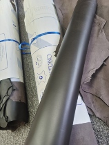 Italian GUENO dark brown plain sheepskin Genuine leather material about 0.8mm is upright