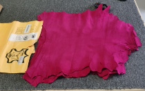 Italy STEFANIA anti-velvet lambskin leather material 0 8-1mm soft