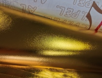 Italy imported golden yellow plain sheepskin leather material 0 8mm moderate feel moderate