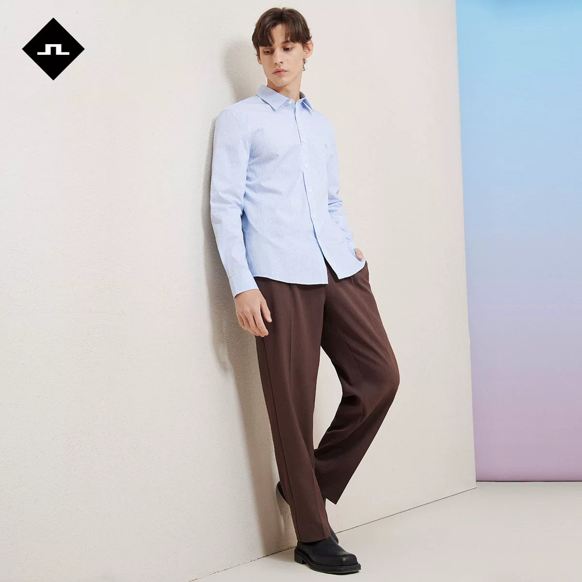 Летняя хлопковая рубашка, Slim fit