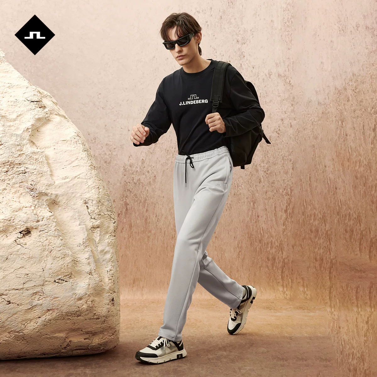 Летние спортивные трендовые casual брюки, свободный прямой крой