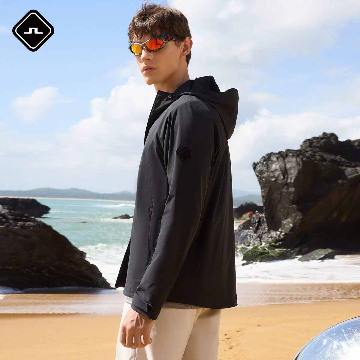 JLINDEBERG Jin Lindberg новая лёгкая куртка для мужчин для гольфа, casual outdoor солнцезащитная