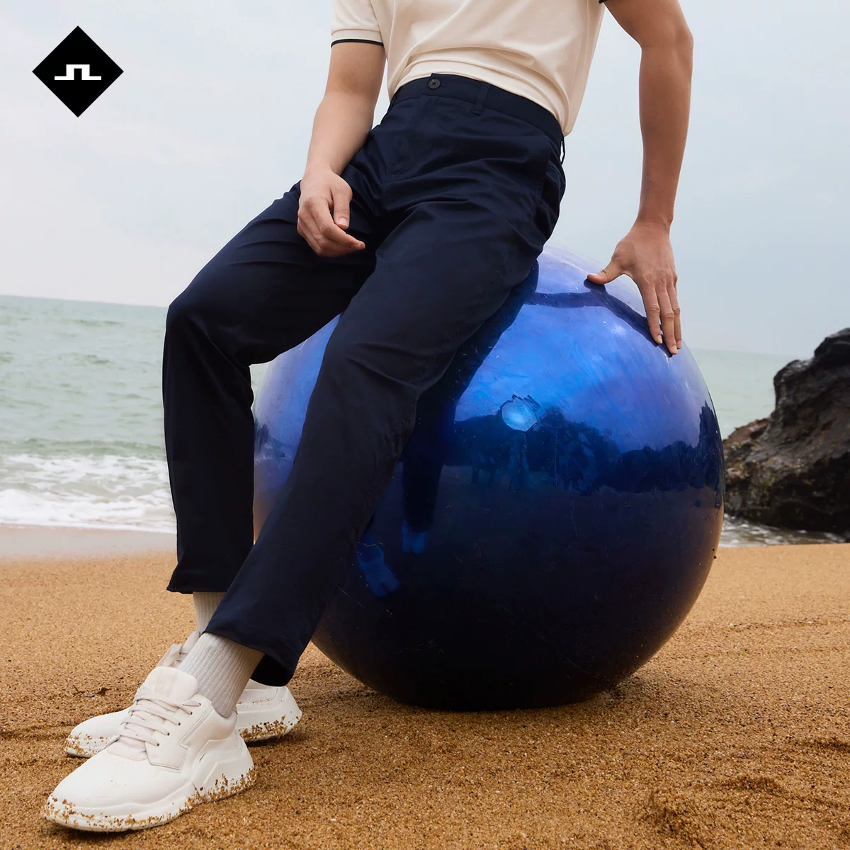 Летние базовые хлопковые комфортные дышащие повседневные брюки, slim fit