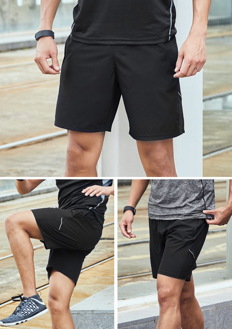 Quần short thể thao nam nhanh chóng làm khô năm 5 điểm quần mùa hè phần mỏng ba điểm lỏng kích thước lớn cầu lông tập thể dục đào tạo chạy quần quần tập yoga