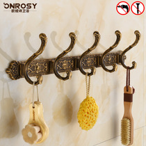 Toilet adhesive hook Wall hanger kitchen European bathroom door rear towel hanging hook clothes non-perforated hook