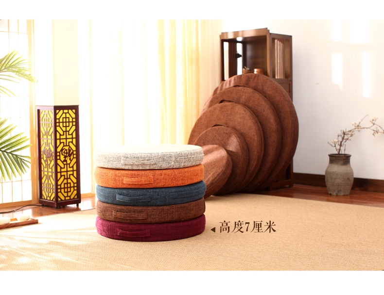 Xơ dừa tròn nhóm lưỡng cư ngồi trên nhà tang lễ đệm sàn thiền thiền mat pad ngồi thiền pad - Ghế đệm / đệm Sofa mẫu đệm ghế sofa gỗ đẹp