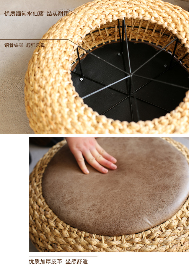 Mây mây đệm dày trà tròn tăng đệm Nhật Bản ban công ban công cửa sổ đệm - Ghế đệm / đệm Sofa đệm ngồi ghế