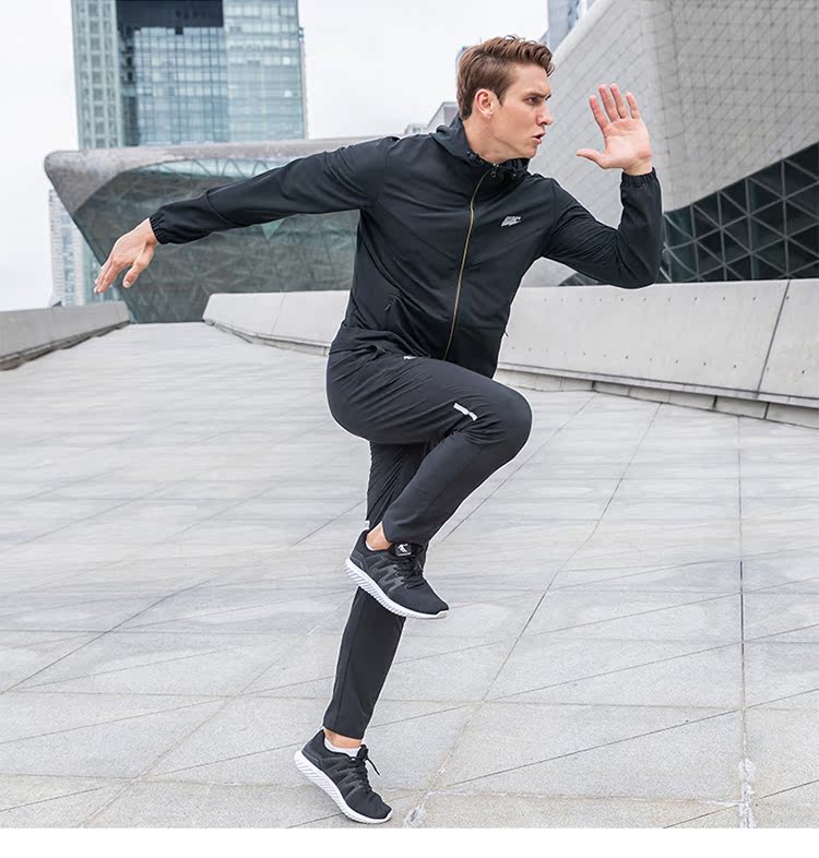 Áo khoác nam Jordan 2019 mùa thu mới dệt đơn lớp áo gió nam chống nắng quần áo áo thể thao nam - Áo gió thể thao áo gió adidas nữ