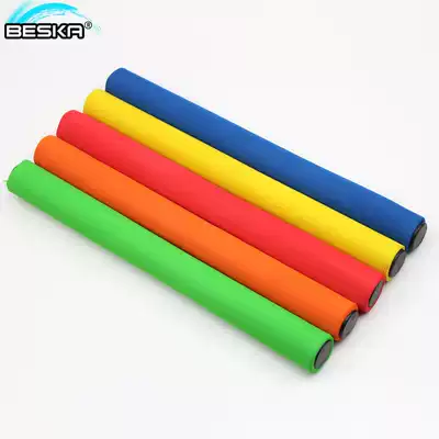 Track and field competition Standard baton Stainless steel baton 30cm Sponge transfer rod 5 packs