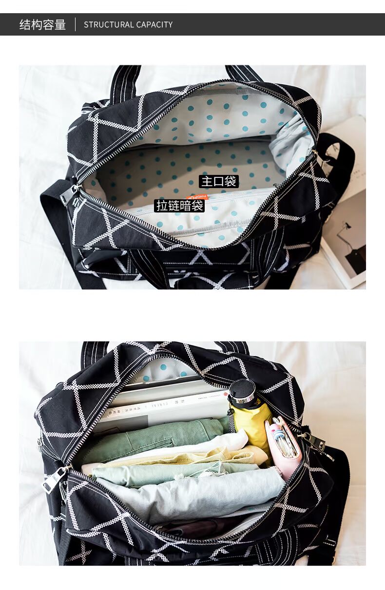 Findpop2019 thời trang mới túi du lịch dung lượng lớn túi xách du lịch chống nước lớn nữ ra khỏi túi lớn - Túi du lịch túi du lịch lv nữ