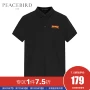 Hòa bình chim nam mùa hè Mới nam ngắn tay áo POLO Áo sơ mi Lapel Paul Hàn Quốc B2DB72464 áo phông polo nam