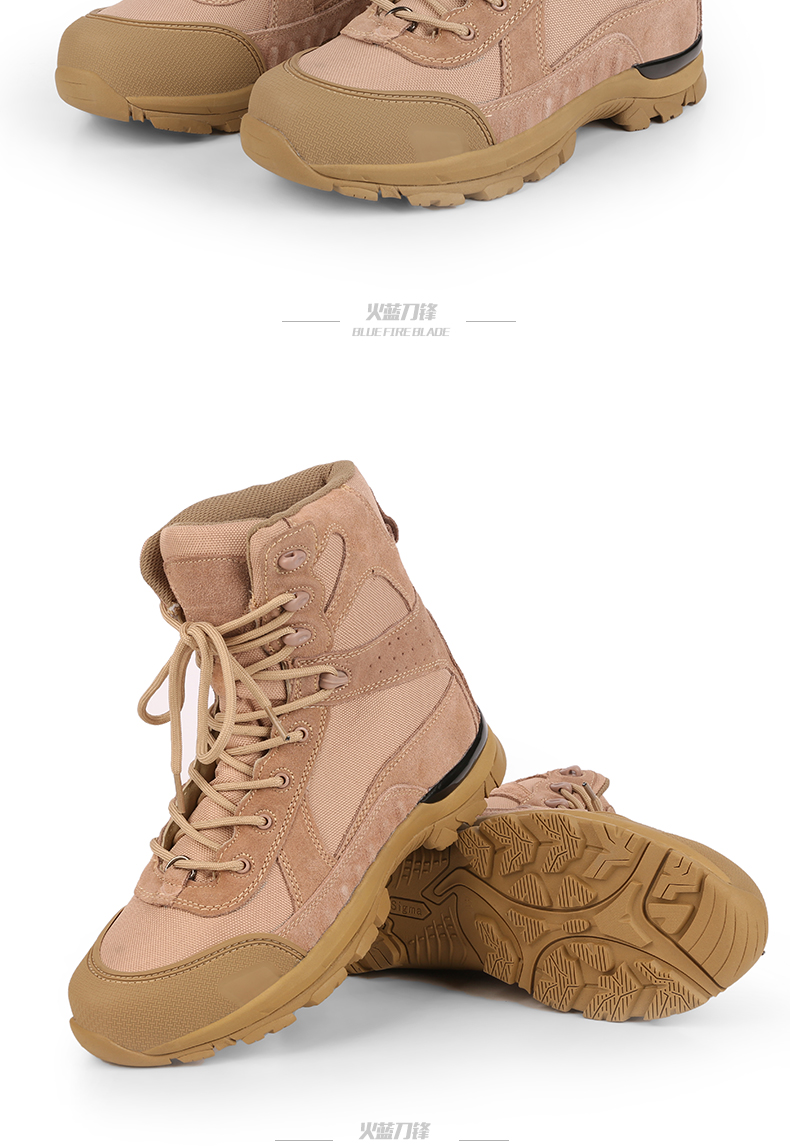 Boots militaires pour homme - dérapage - Ref 1396803 Image 16