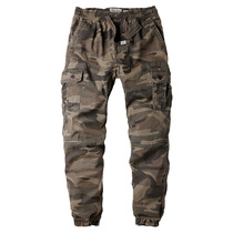 Foreign trade military overalls men's cotton pants leggings multi-pocket sports pants loose camouflage pants men