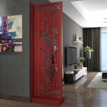 Living room screen interval decoration Simple modern discount bedroom basket screen screen new Chinese double-sided mobile screen cabinet