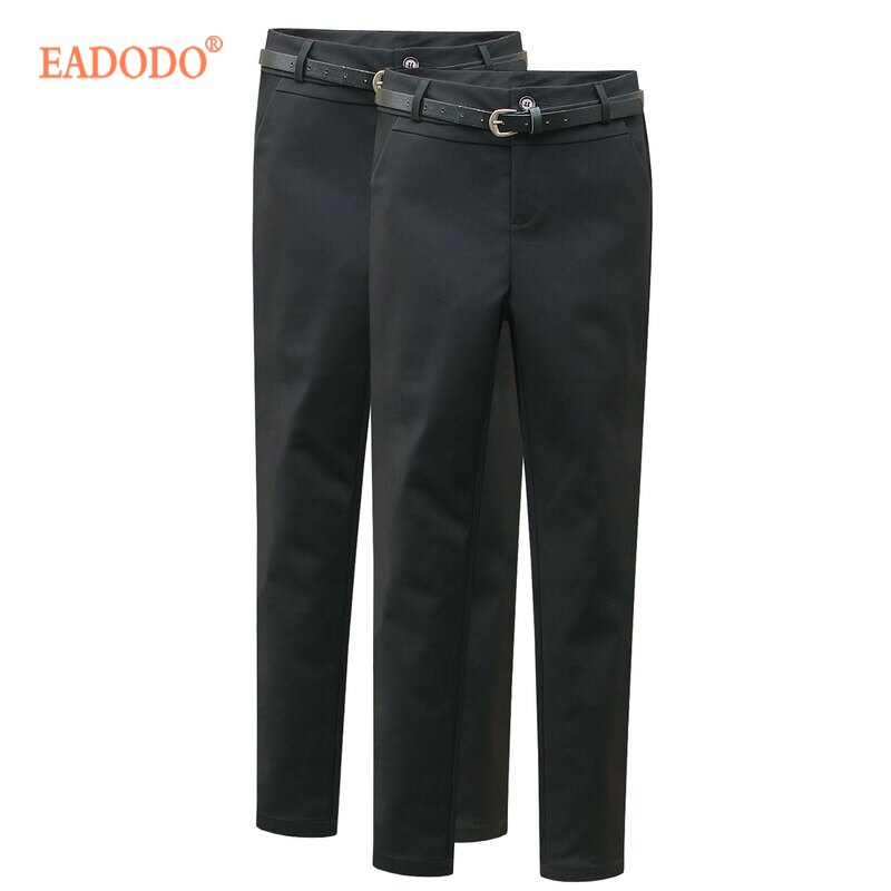 Black suit pants women's fashion thin spring 2020 new spring temperament professional straight trousers small feet trousers