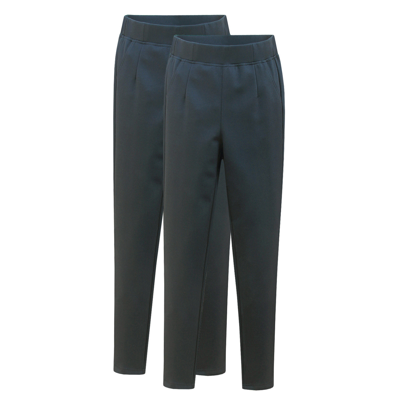 Inside lap pants woman outside wearing spring and autumn slim fit pencil small feet large size for high waist Mama Han version with slim elastic tight fit pants