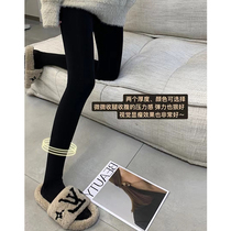 Pregnant womens seamless belly-supporting leggings that wont fall out of gear spring and autumn style plus thin velvet stockings adjustable bare legs artifact