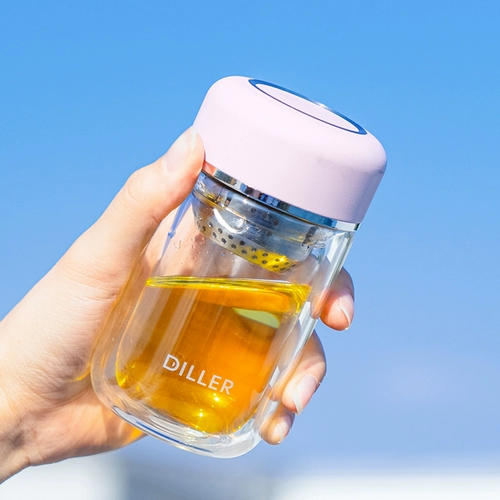 Стеклянный высококачественный портативный маленький милый чай, 180 мл