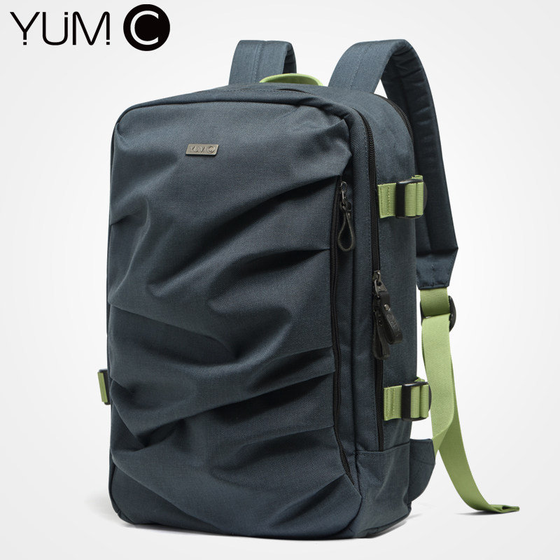 Y.U.M.C Men's Backpack Student School Bag Computer Travel Backpack Casual Fashion