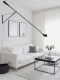 Nordic Vintage Living Room and Dining Room Creative Colorful Wall Lamp Swing Arm Bedroom Bedside Wall Lamp Long Pole Lamp Rocker with Plug