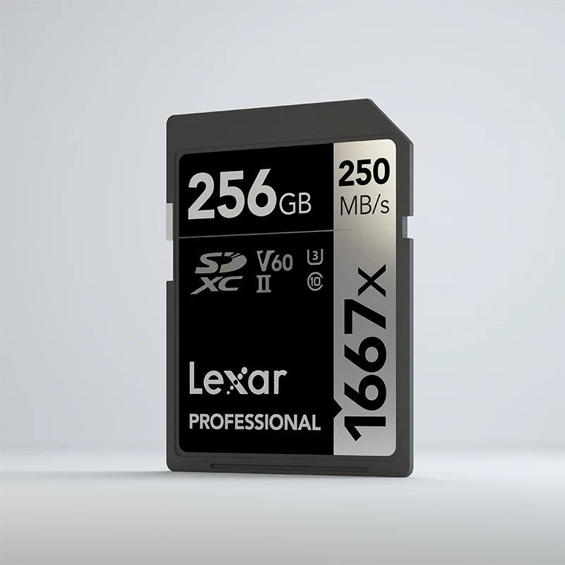 Карта памяти Lexar Lecsa SD 256ГБ 1667X UHS-II V60 высокая скорость microcontrol камера память SDXC