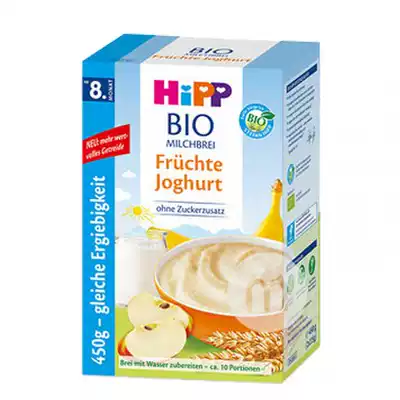 Hipp German Direct Mail Xibao Organic Fruit Yogurt Rice Flour Baby Baby Food German Original Original