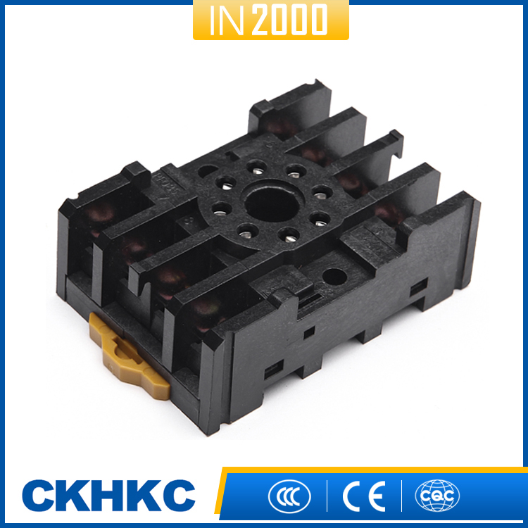 Timelapse relay base PF-085A with hook protection suitable for AH3-3 C61F-GP APR socket