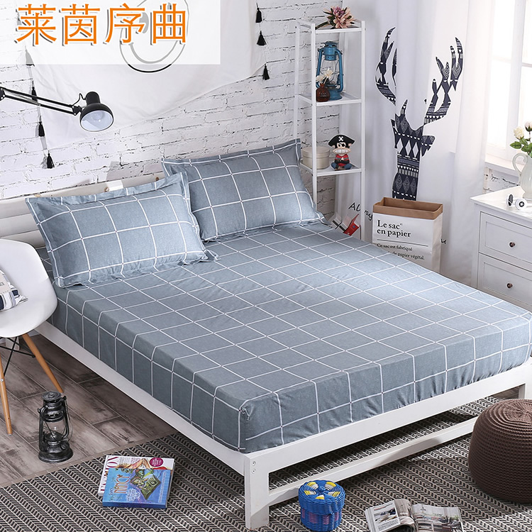 Giường 笠 cotton đơn mảnh đặt giường Simmons mat bảo vệ mat 1.8m trải giường mỏng tấm tùy chỉnh ga chun trải giường	