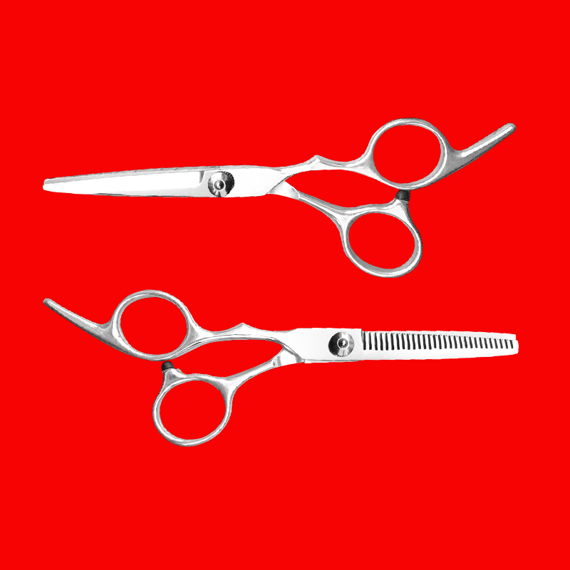 Tool accessories, cloth, scissors, household stainless steel hair cutting, flat tooth cutting set
