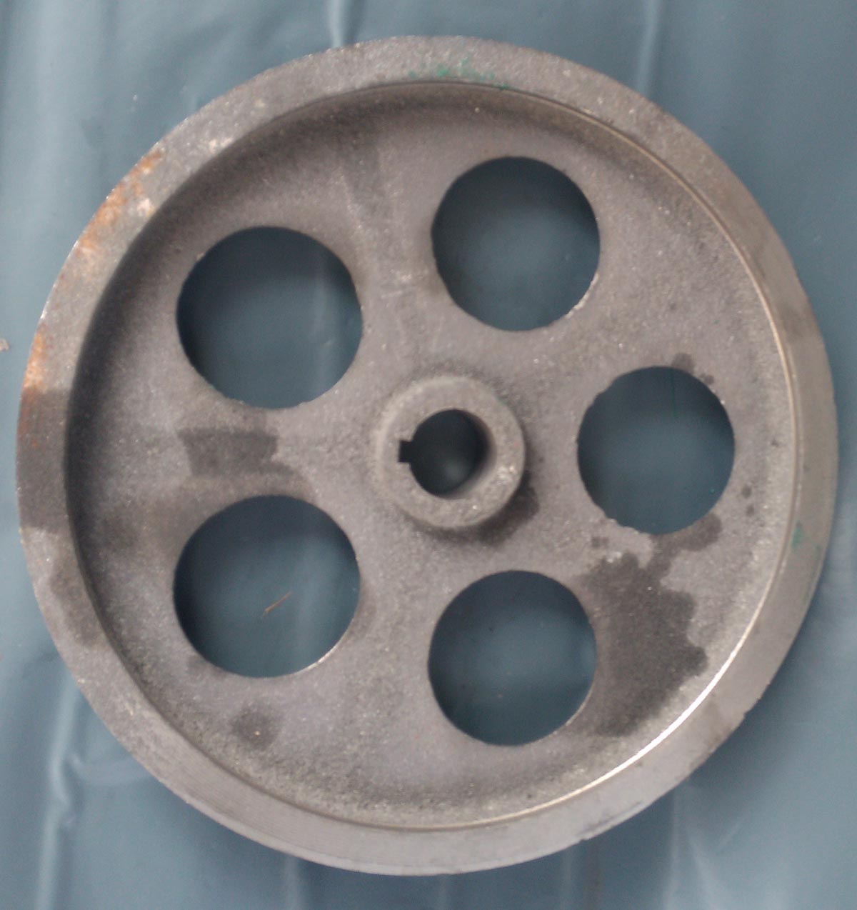 Seven with puffing machine belt disc triangle belt wheel belt puffing machine accessories cast iron belt roulette