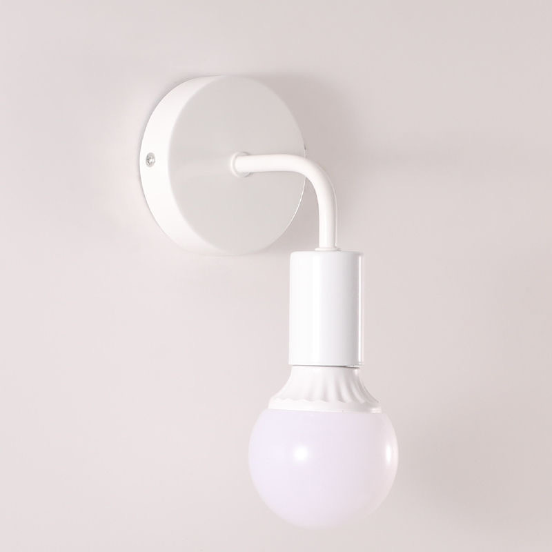 Wall Lamp Bedroom Bedside Lamp Simple Modern Living Room Background Wall Lamp Minimalist Designer Creative Black and White Aisle Lamp
