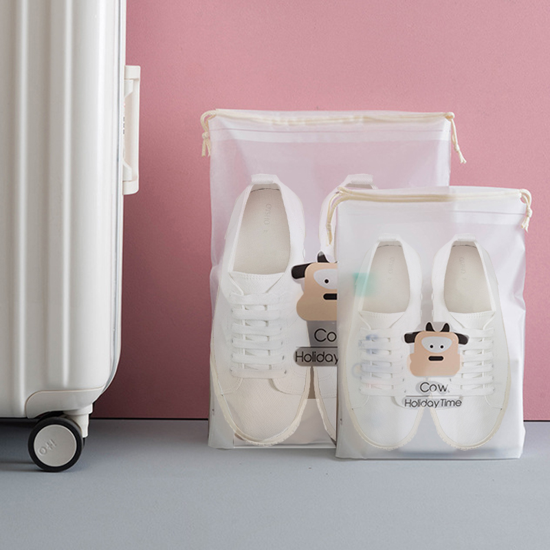 Pack shoes bag packing dormitory waterproof moving portable heels bag dust-proof transparent shoe artifact