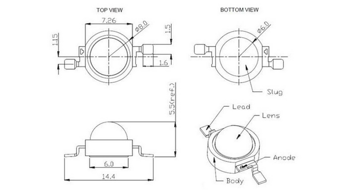 10PCS High Power LED Beads: 1W, 3W, 5W Red, Yellow, Blue, Green, White, Purple - Ultra Bright Lights Description Image.This Product Can Be Found With The Tag Names Automotive, Beauty Health, Computers Electronics, Fashion, Home Garden, Online shopping, Phones Accessories, Toys Sports, Weddings Events