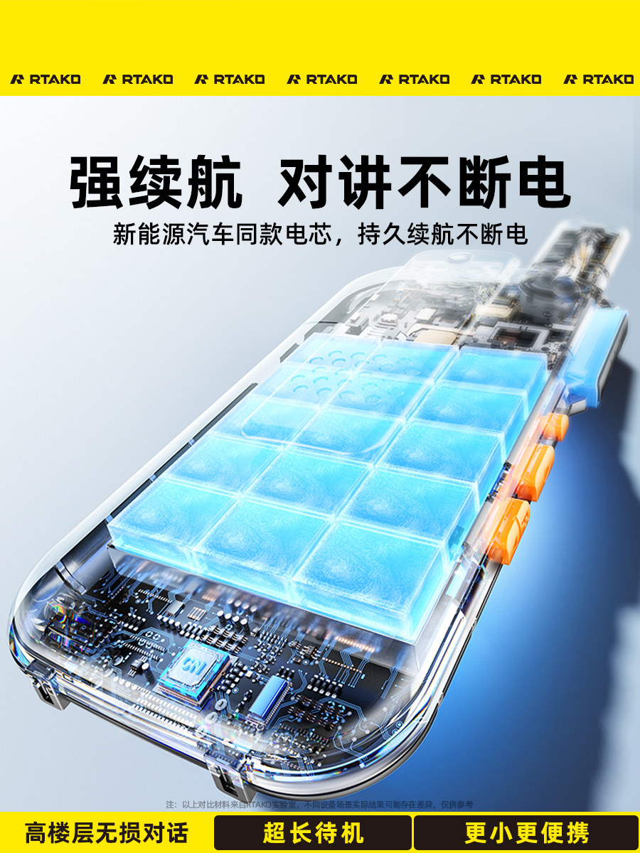 Walkie-Talkie 2025 New Model Mini Radio for Catering and Outdoor Use, 10 Km Range, Small Size, High Power, Indoor Use