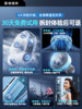 Five-Core Cooling]2025 New Model Neck-Hanging Fan Cooling Air Conditioner Rechargeable Small Fan Ultra-Long Battery Life Portable Mini USB Silent Student Neck-Hanging Outdoor Cooling Device F