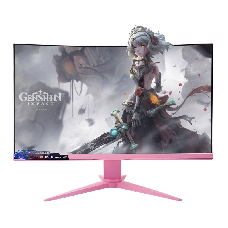 Экран AOC Fuchsia белый ЖК дисплей, игровое ноутбука, 34 дюйма, 180 Гц, 27 дюймов