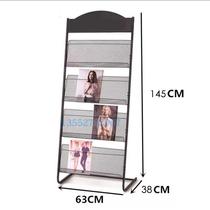  4S shop Bank post office sales hall Metal information rack Magazine rack Newspaper apartment map display rack Manual rack Newspaper rack