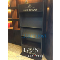 Media advertising Travel company Hotel bank hall Custom sales department apartment map Wooden data rack Wooden shelf